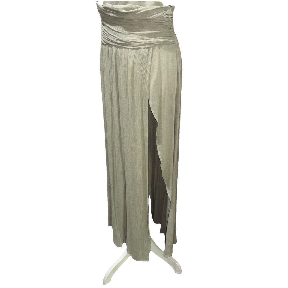 Happily Grey Women’s Sage Pull-On Side Slit Maxi Skirt Size S High Waisted